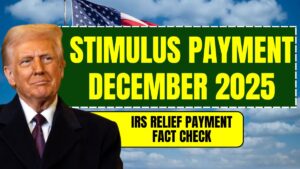 Stimulus Payment December 2025: Who will receive the money? IRS relief payment fact check