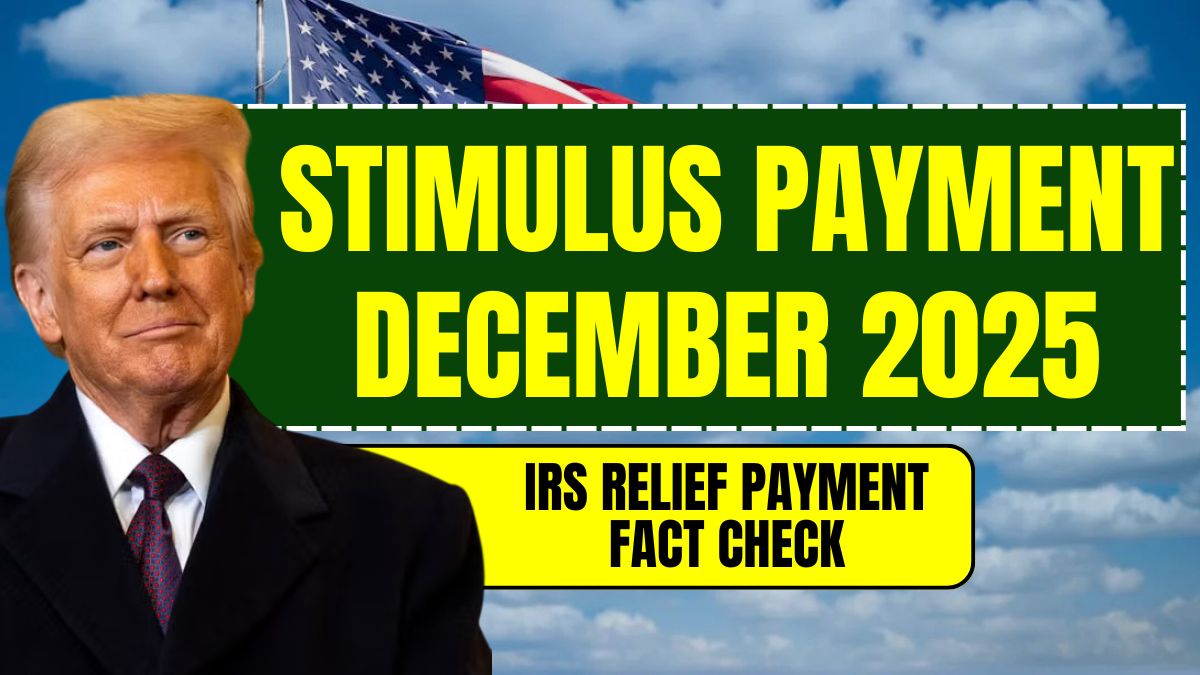 Stimulus Payment December 2025: Who will receive the money? IRS relief payment fact check